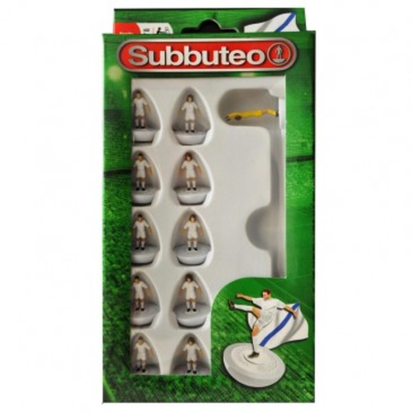 White Subbuteo Team Large player white team subbuteo table top football