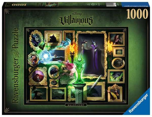 Disney Villainous Maleficent 1000pc Large ravensburger fun junction toy shop perth crieff perthshire scotland jigsaw puzzle jig saw disney villainous maleficent 1000pc