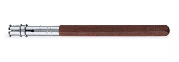 e+m Pencil Extender Peonpole Mahogany Beech Large extender peonpole mahogany