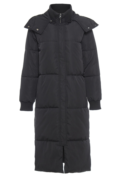 Liv Puffer Jacket in Black Large nywjk157