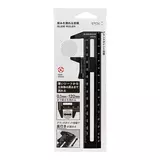 Small thickness ruler black