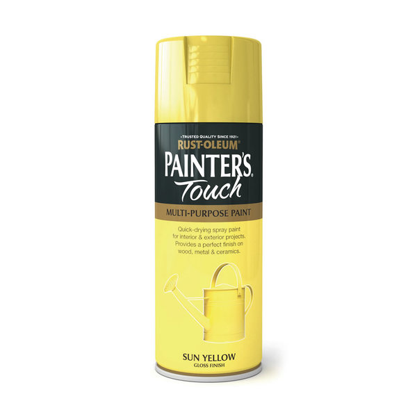 Rust-oleum Painters Touch Sun Yellow (Gloss) 400ml Large sun yellow