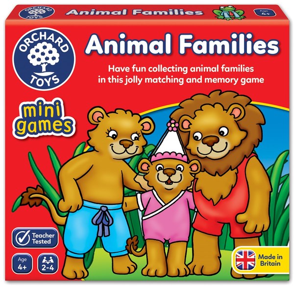 *Orchard Mini Animal Families Large fun junction orchard toys game mini travel game animal families happy families