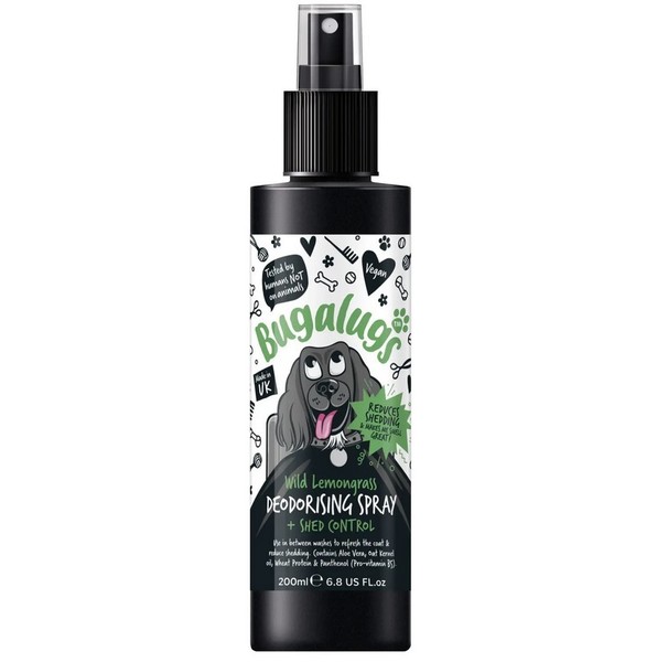 Bugalugs Shed Control Dog Deodorising Spray - 200ml Large screenshot 2022 05 08 124910