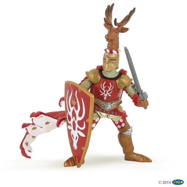 Papo Weapon Master Stag 39911 Large papo medieval weapon master stag 39911