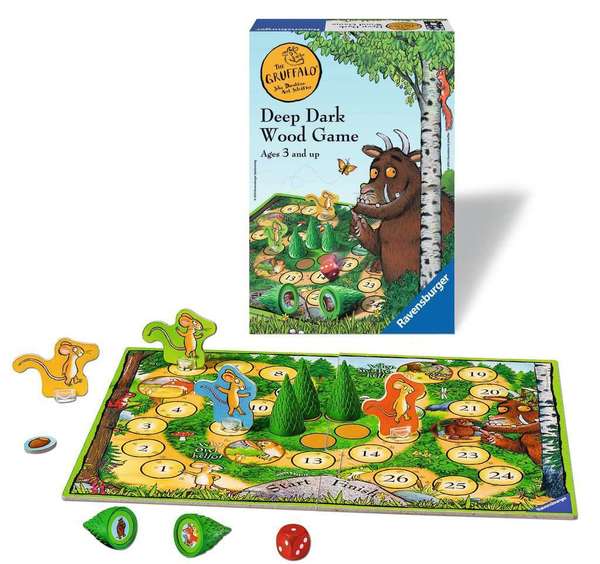 Deep Dark Wood Gruffalo Game Large ravensburger fun junction toy shop perth crieff perthshire scotland game deep dark wood gruffalo game