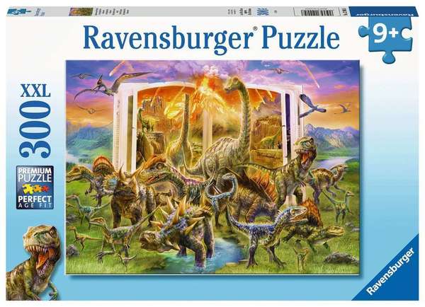 Dino Dictionary 300XXL Large ravensburger fun junction toy shop perth crieff perthshire scotland jigsaw puzzle jig saw dinosaurs dinosaur 4005556129058 dino dictionary 300 xxl