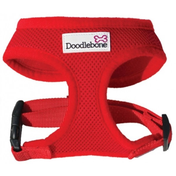 Doodlebone Harness Red Extra Large Large doodlebonered