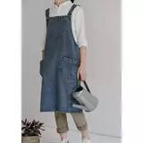 Small gohobi apron denim dark