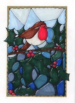 Large flic doodles robin