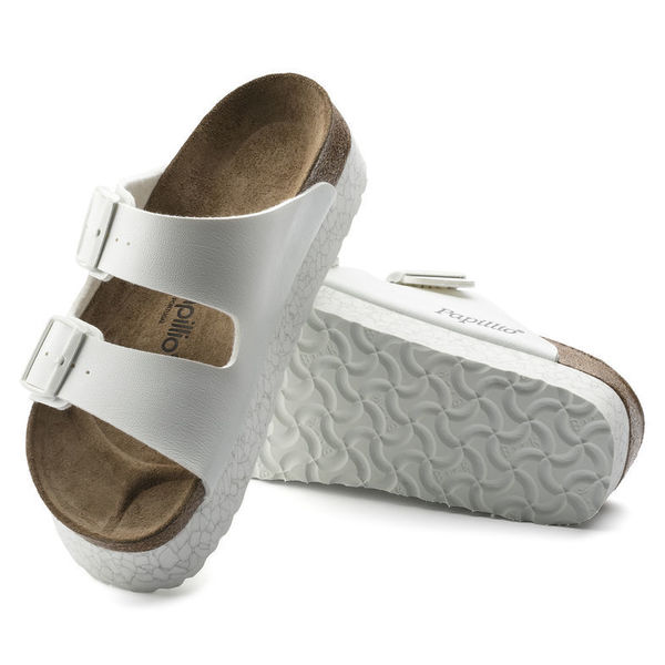 White Arizona Marbled Platform by Papillio size 40 Large 1009050 sole