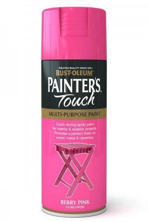 Rust-oleum Painters Touch Berry Pink (Gloss) 400ml Large berry pink