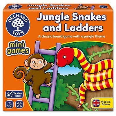 Orchard Mini Jungle Snakes and Ladders Large orchard toys snakes ladders