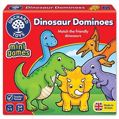 Orchard Mini Dinosaur Dominoes Large orchard toys dinosaur dominoes