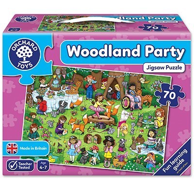 Orchard Woodland Party 70pc Large or woodland party