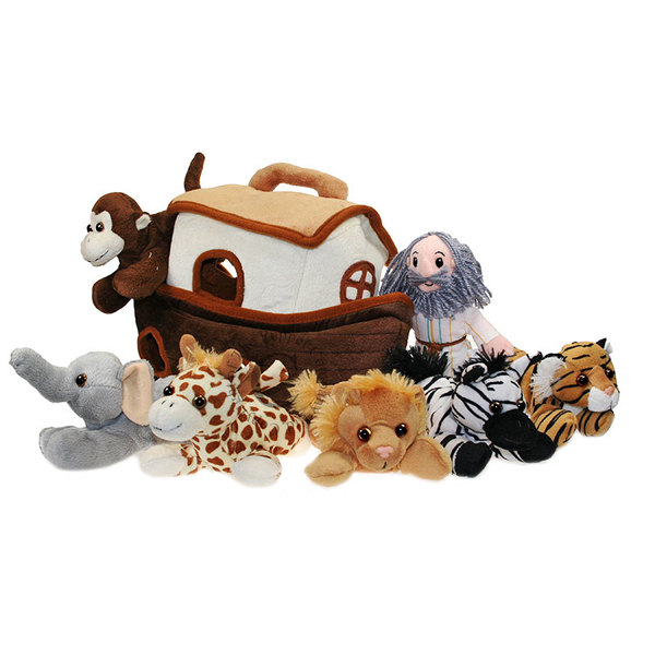 Hide-Away Puppets, Noah's Ark Large fun junction toy shop crieff perth perthshire scotland puppet company co hide away puppet noah s ark noahs animals finger puppets
