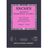 Small arches watercolour gummed pad hot pressed