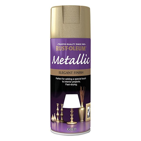 Rust-oleum Elegant Metallic Gold 400ml Large metallic gold