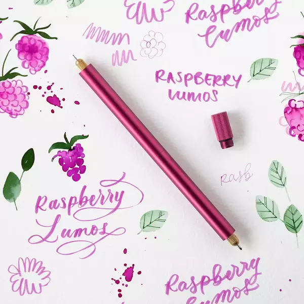 Toms Studio Pen Lumos Pro Duo Tip Raspberry Large lumos pro due rasp