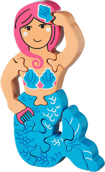 Lanka Kade Mermaid Jigsaw Large mermaid jigsaw puzzle lanka kade fair trade toy toys wooden wood natural fun junction toy shop stop store crieff perth perthshire scotland