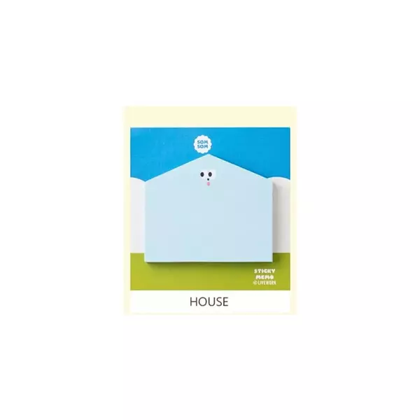 Large livework somsom small sticky memo house