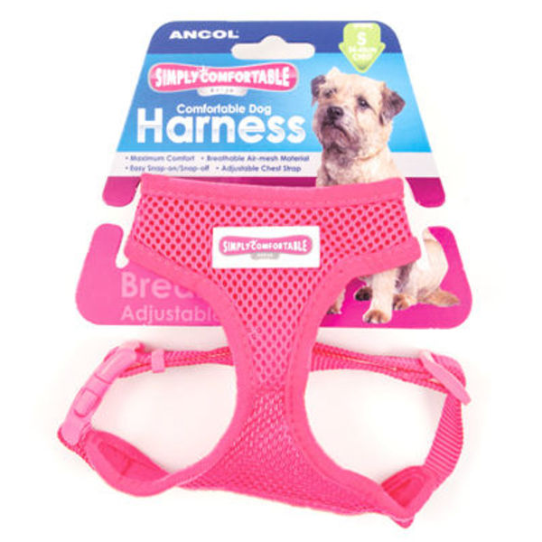 Ancol Dog Harness Pink Small Large ancolmeshpink