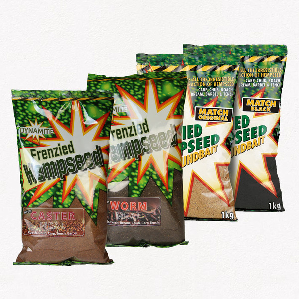 Dynamite Frenzied Hemp Groundbait Large frenzied hemp groundbaits 1