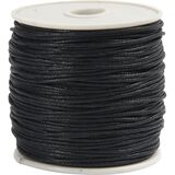 Small wax cord black