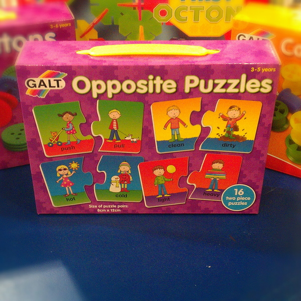 *Galt, Opposite Puzzles Large galt opposite puzzles preschool toy game opposites differences