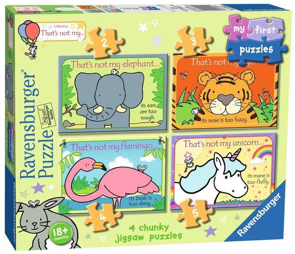 *That's Not My My First Puzzles Large ravensburger fun junction toy shop perth crieff perthshire scotland jigsaw puzzle jig saw usborne that s not my my first puzzles