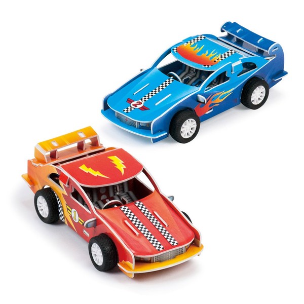 Galt, Racing Cars Large galt printed foam board make your own racing cars for children aged 6 six years and up
