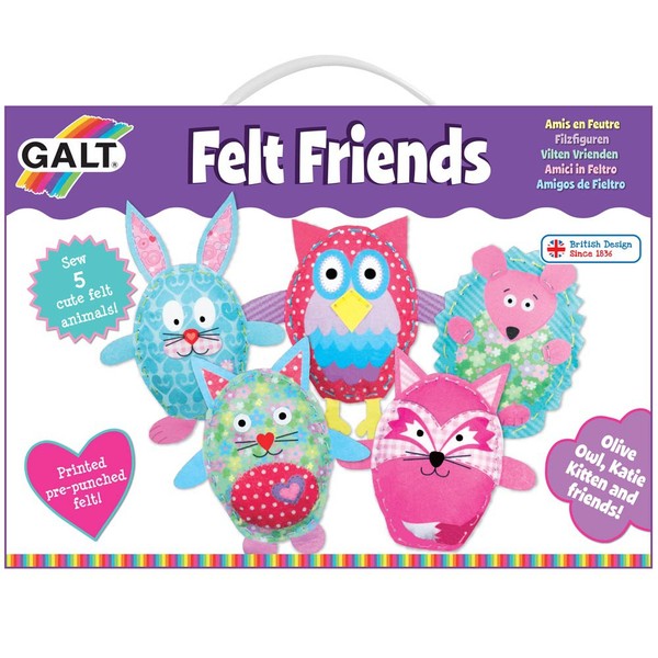 Felt Friends Large fun junction galt craft kit felt friends early sewing set