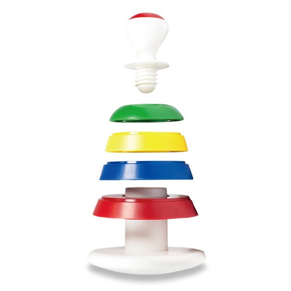 Ambi Colour Bell Large fun junction ambi toys colour bell stacking toy baby toddler preschool pre school