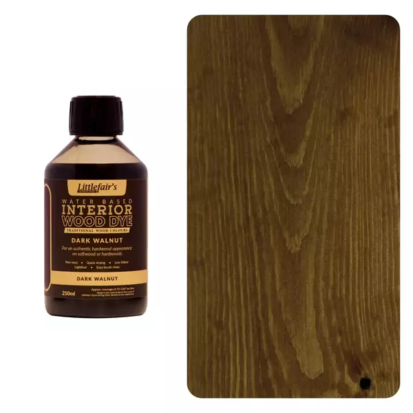 Large 250ml dark walnut