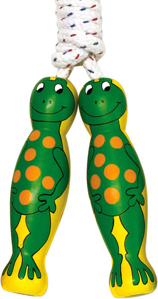 Lanka Kade Skipping Rope Frog Large skipping rope frog frogs froggy froggie design lanka kade fair trade toy toys wooden wood natural fun junction toy shop stop store crieff perth perthshire scotland