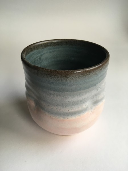 Jo Whiteley - Ceramic Drinking Cup Pink Large jw 1