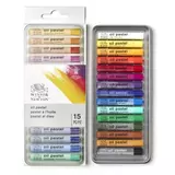 Small oil pastel tin