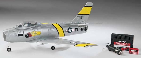 Great Planes F-86 Sabre EDF Tx-R Large gpma1771 includes lg