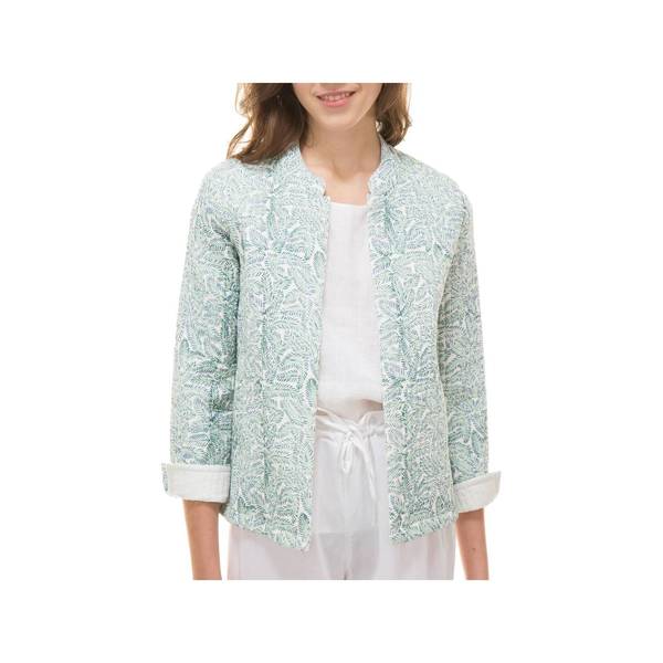 Palm Jacket Large veste molletonnee palme 100 coton