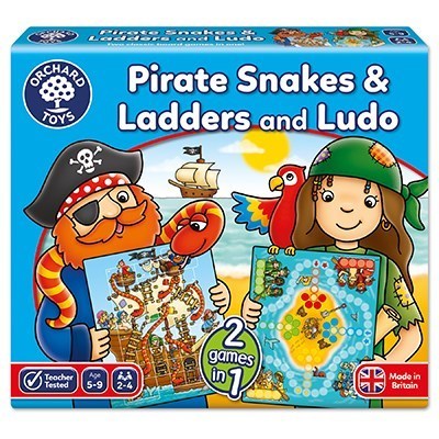 Orchard Pirate Snakes and Ladders & Ludo Large orchard toys pirate snakes and ladders game