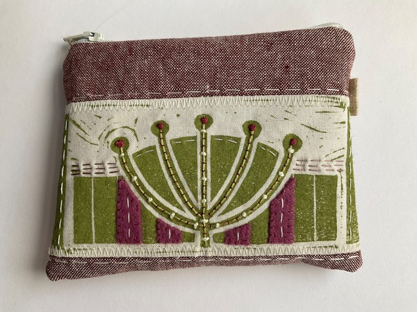 Louise Nichols - Purse Cowparsley Large ln cow parsley purse