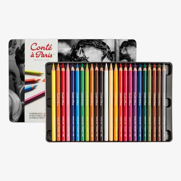 Large conte pencil set 24