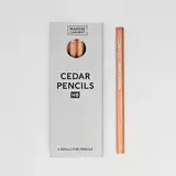 Small makers cabinet ferrule cedar pencils hb packaging
