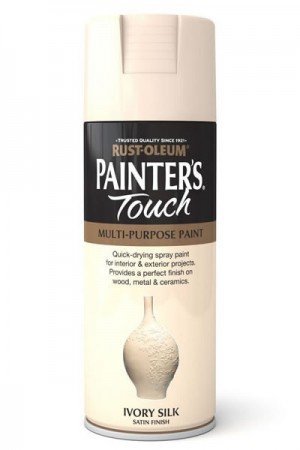 Rust-oleum Painters Touch Ivory Silk (Satin) 400ml Large ivory silk satin