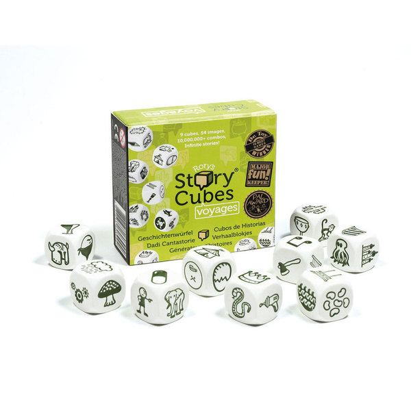 Rory's Story Cubes Voyages Large rory s story cubes voyages story telling game with dice for 6 six years and up