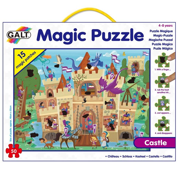 Galt, Haunted House Magic Puzzle Large fun junction galt magic puzzle heat sensitive patches reveal pictures hidden scenes haunted house