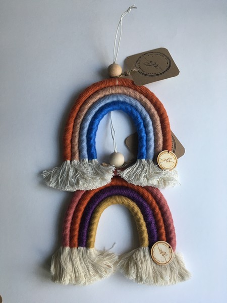 Tangled Dreams Bay - Rope Rainbow Orange and Purple Large tbd rainbow 2