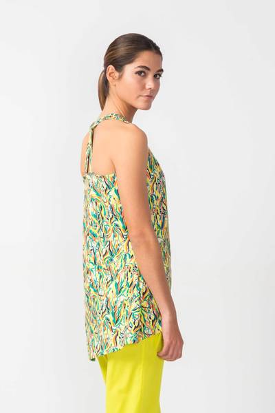 Zurixe Lime Patterned Vest by SKFK Large t shirt lyocell zurixe skfk wts00625 g4 ofb