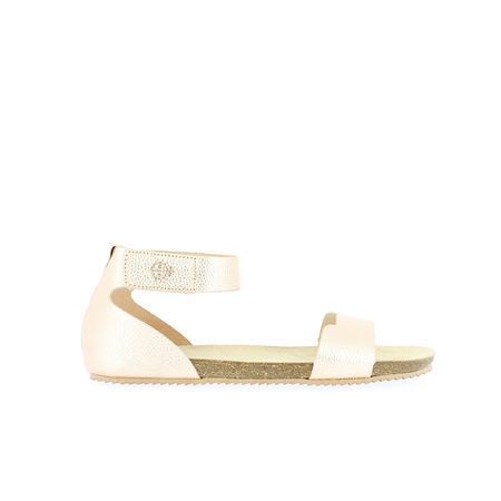 Genova flats in metallic rose Large 8900