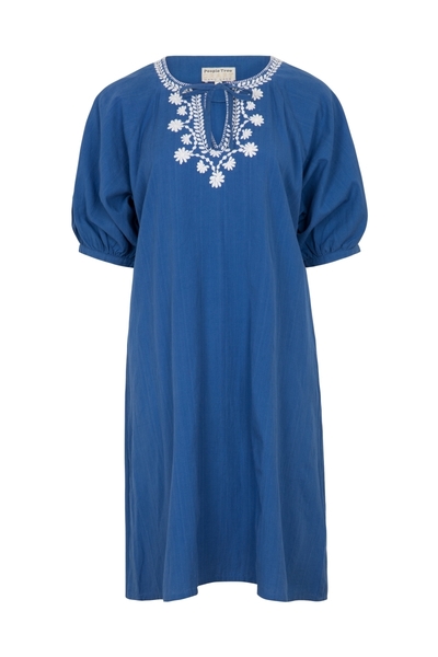 Pia Dress in Blue Large t102uu.bl1. pia dress. 95 129 1